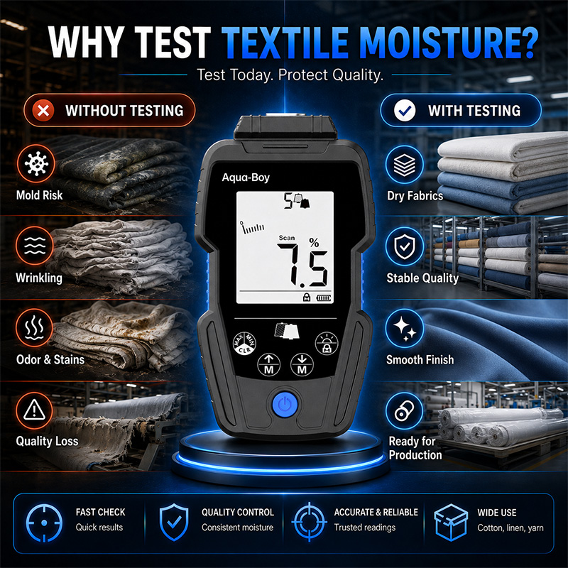 Cloth Moisture Tester with Digital Display for Textile Industry 4