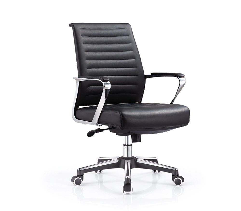 Oliy B835-3 Simple Comfortable Modern Mid Back Leather Office Chair Supplier 1