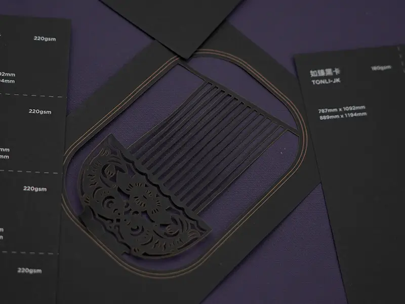 TONLI-LUX Standard Stable Moisture Black Cardboard For Daily Bulk Ordinary Packaging Orders 1