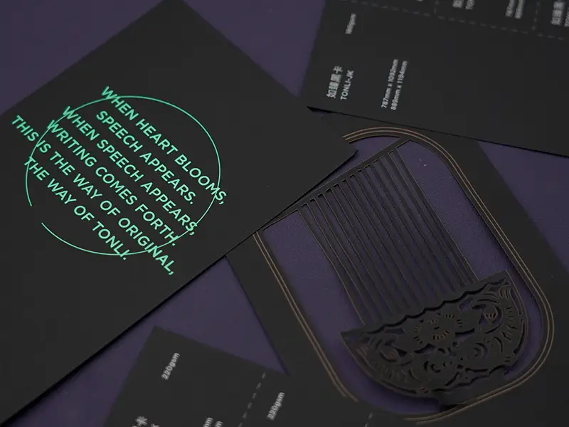 TONLI-LUX Low MOQ Recyclable Black Cardstock For Small Batch General Gift Box Wholesale 1