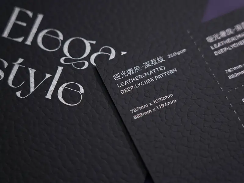 Wholesale Matte Coated Paper Deep-lychee Texture For Brochures & High End Packaging 1