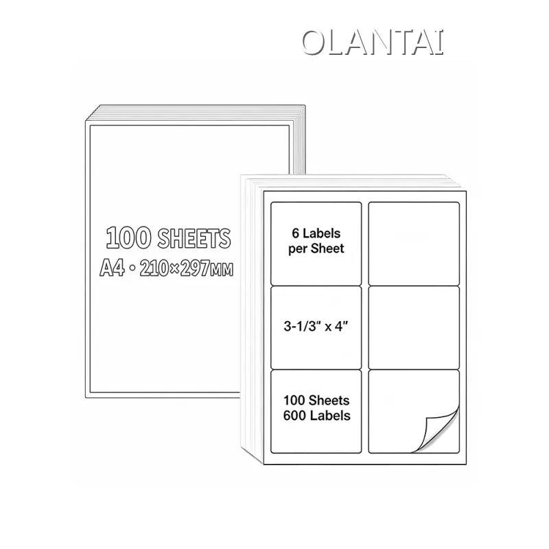 Label Sticker A4 Size by OLANTAI 1