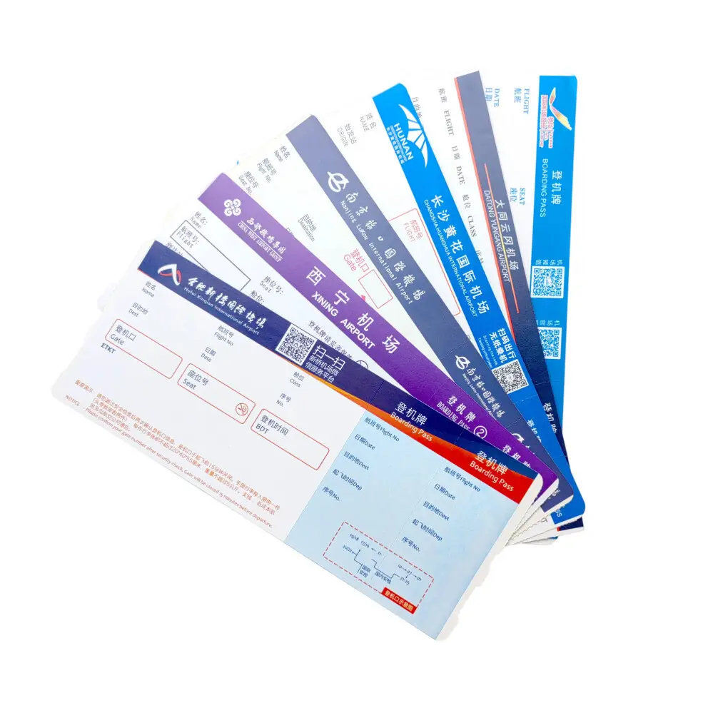 Paper Boarding Pass Aviation Usage Wholesale - OLANTAI 7