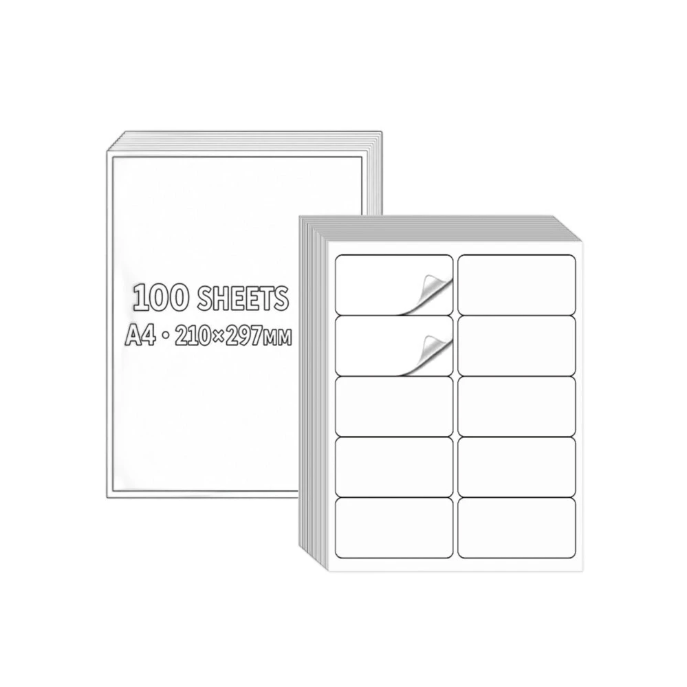 A4 Printable Adhesive Labels for Inkjet and Laser Printers 1