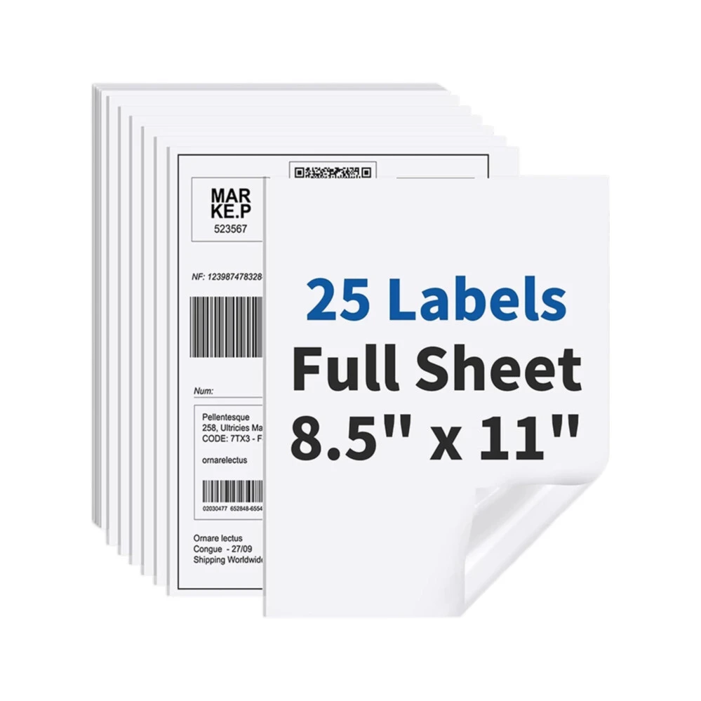 A4 Self-Stick Labels for Home Office and Shipping Use 1