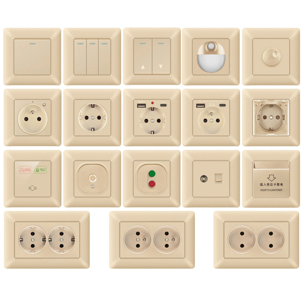SF-K2 PC 16A 250V wall switch socket 1