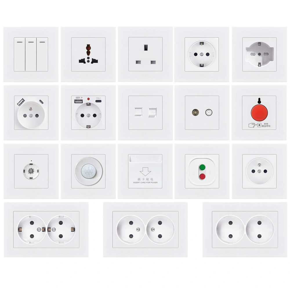 OB-Z1 PC 16A 250V wall switch socket 1