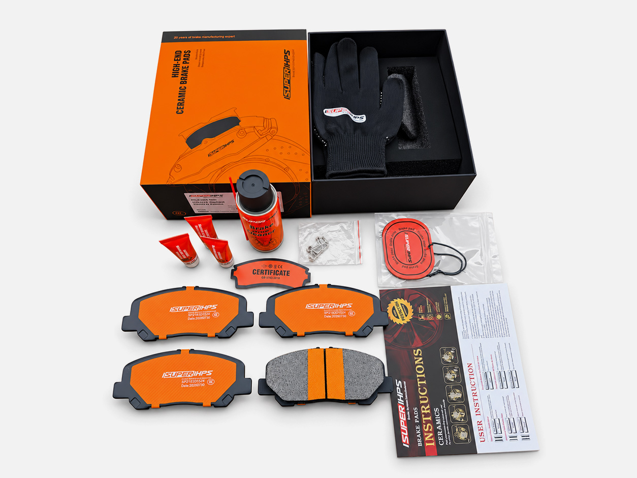 D1524 Q7 Copper-Blended Ceramic Front Brake Pads For Toyota 2