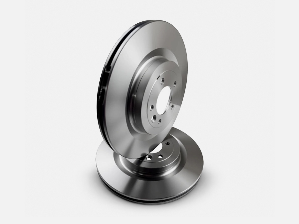 LR083647 Uncoated Front Brake Discs For Land Rover 5