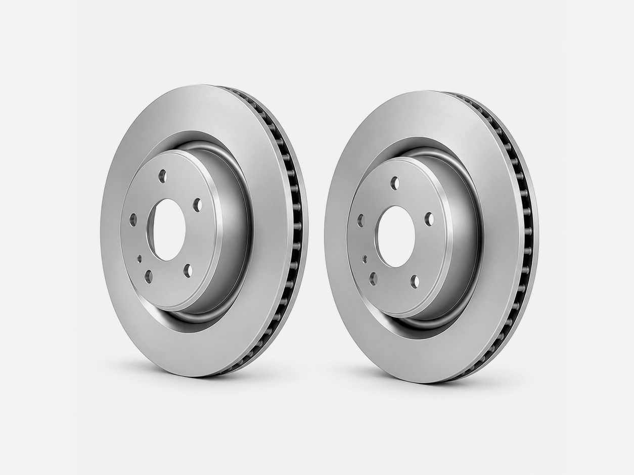 43512-0K170 Geomet Coated Vented Front Brake Discs For Toyota 1