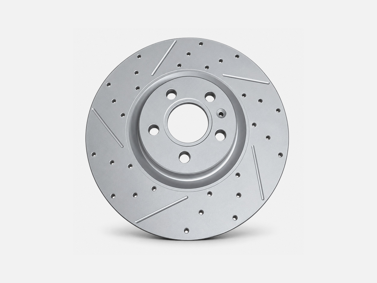 43512-0K170 Geomet Coated Vented Front Brake Discs For Toyota 3
