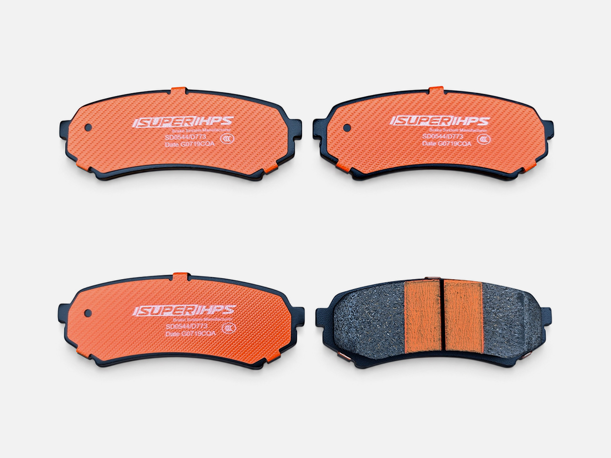 D773 Q7 Copper-Blended Ceramic Rear Brake Pads For Toyota Lexus 4