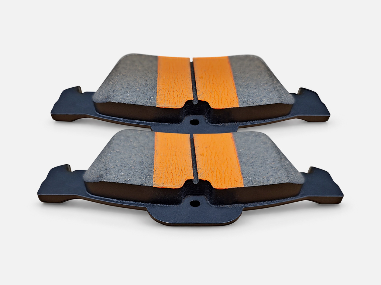 D986 Q7 Copper-Blended Ceramic Rear Brake Pads For Mercedes-Benz 3