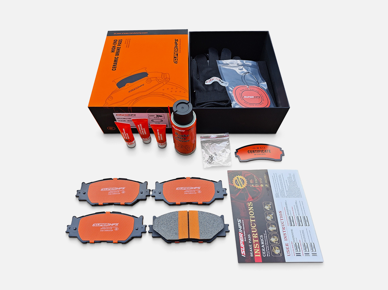 D1178 Q7 Copper-Blended Ceramic Front Brake Pads For Lexus 2
