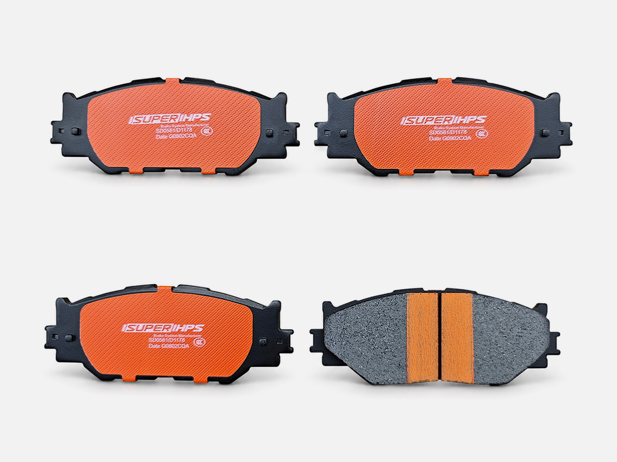 D1178 Q7 Copper-Blended Ceramic Front Brake Pads For Lexus 3