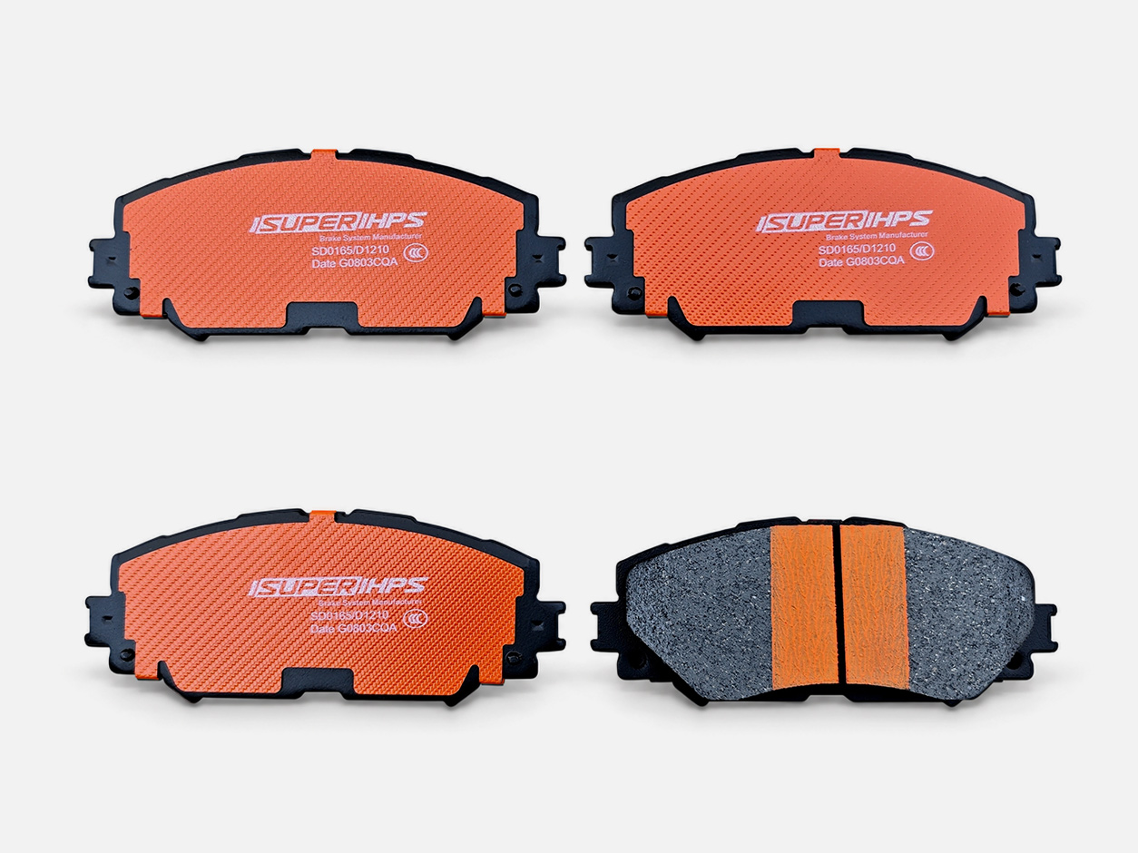 D1210 Q7 Copper-Blended Ceramic Front Brake Pads For Toyota 3