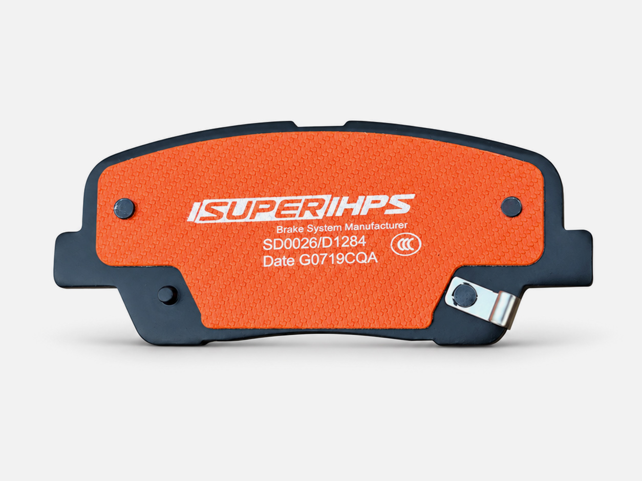 D1284 Q7 Copper-Blended Ceramic Rear Brake Pads For Hyundai Kia 1