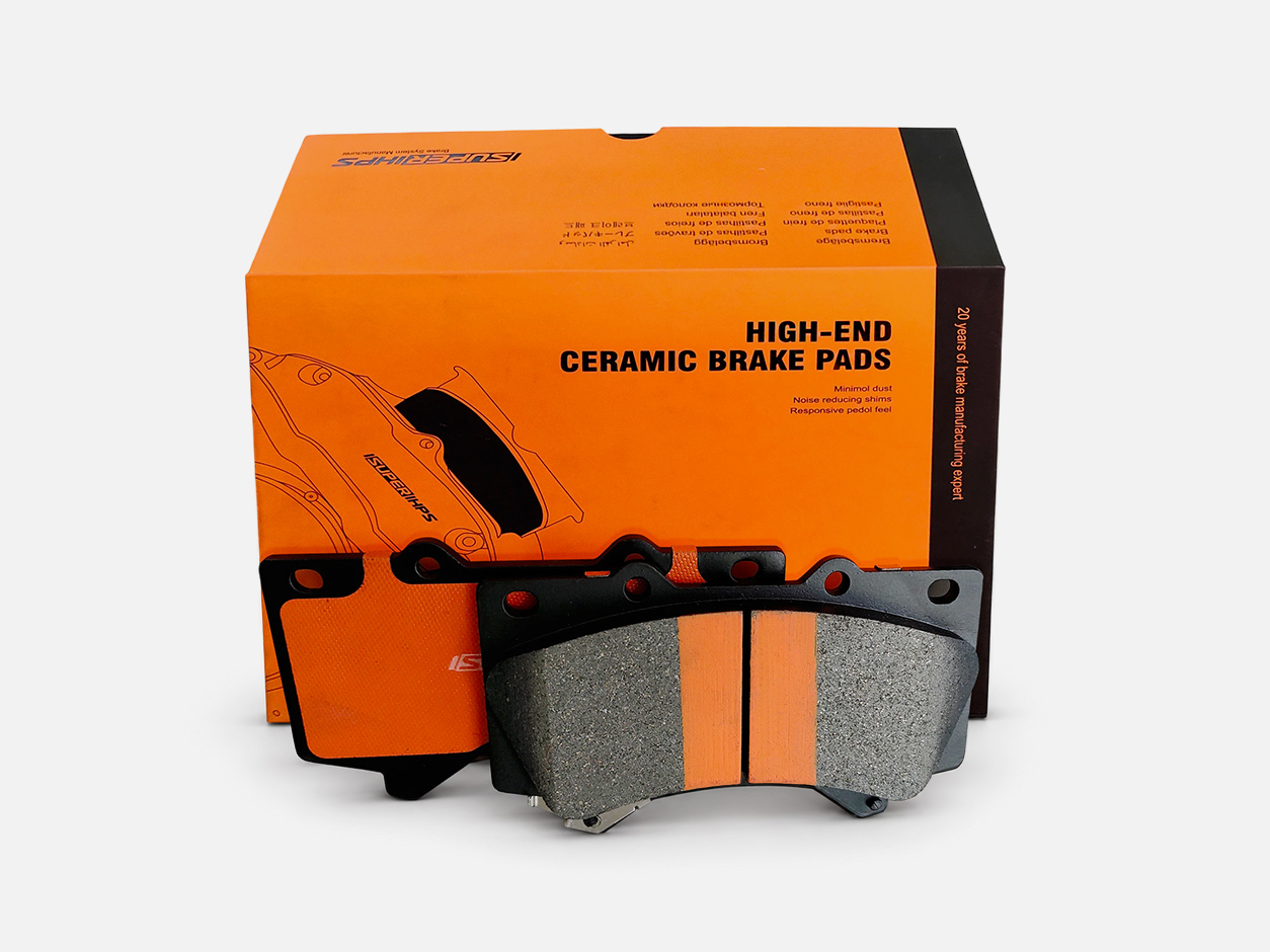 D1303 Q7 Copper-Blended Ceramic Front Brake Pads For Toyota Lexus 2