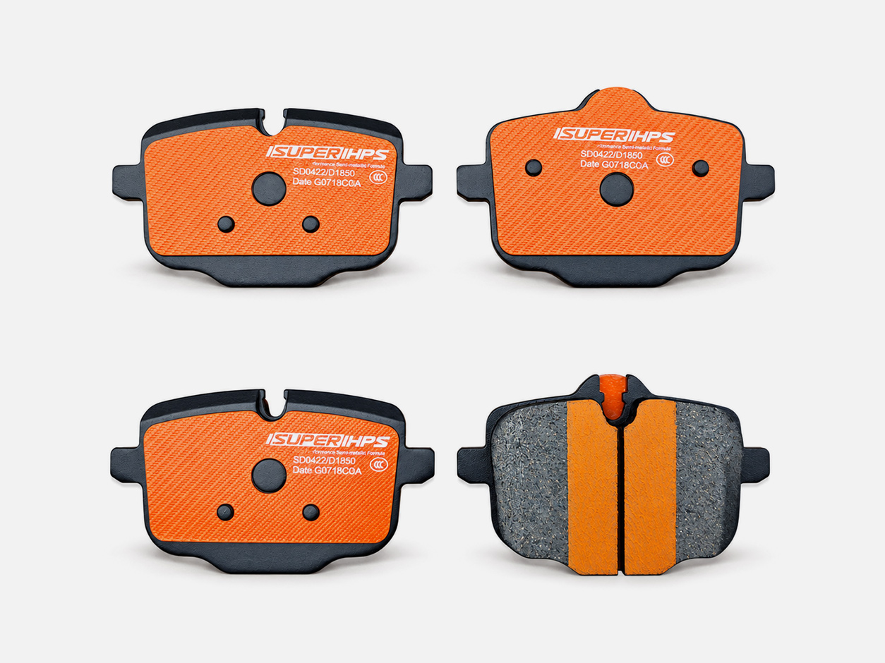 D1850 Q7 Copper-Blended Ceramic Rear Brake Pads For BMW 4