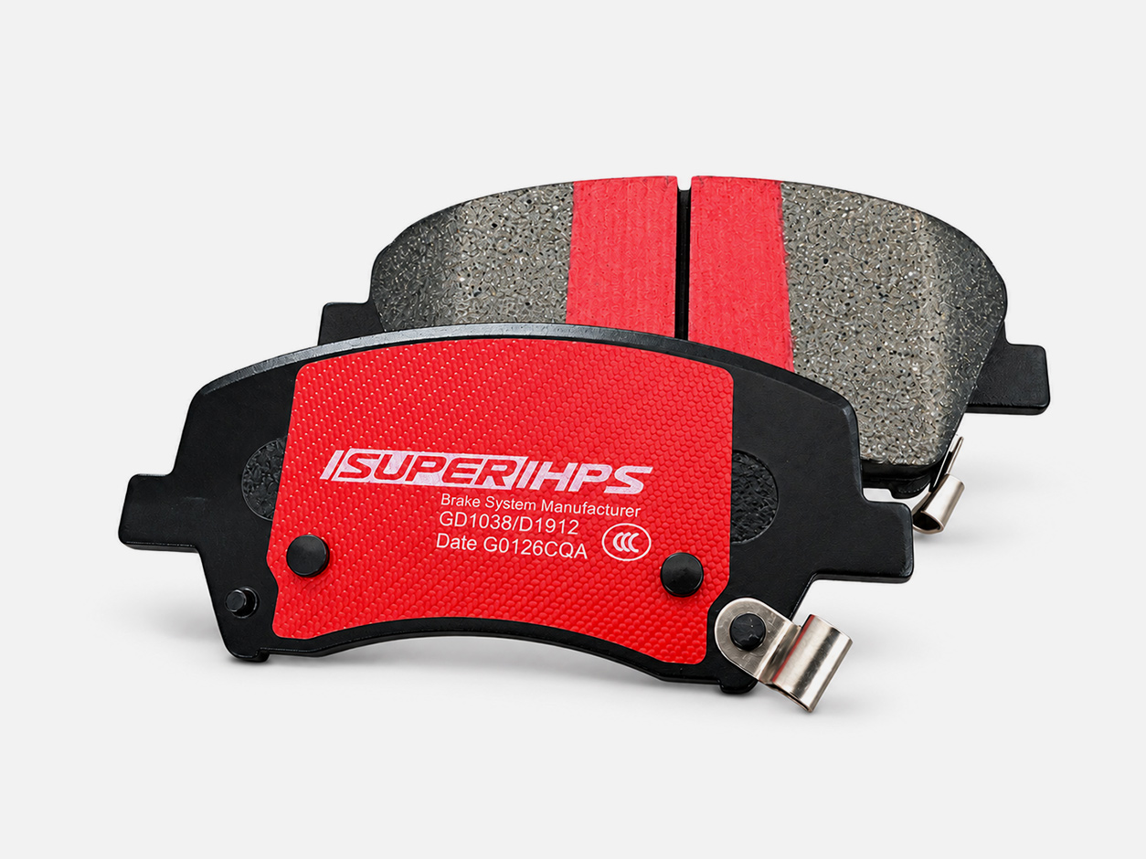D1912 TC Copper-Blended Ceramic Front Brake Pads For Hyundai Kia 1