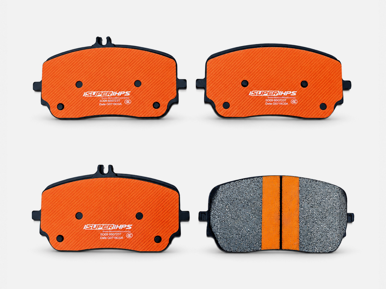 D2237 Q7 Copper-Blended Ceramic Front Brake Pads For Mercedes-Benz 4