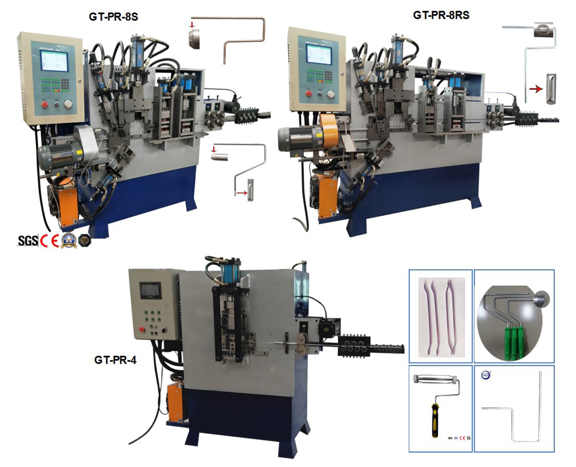 Hydraulic Paint Roller Frame Handle Making Machine 2