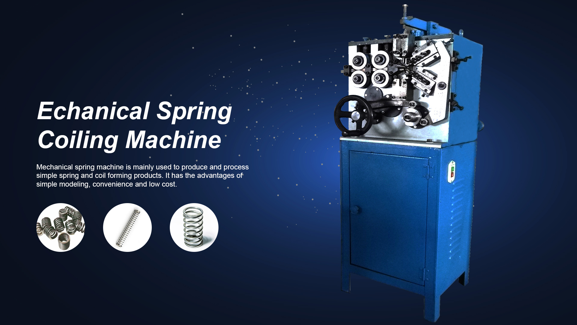 Echanical Spring Coiling Machine 1