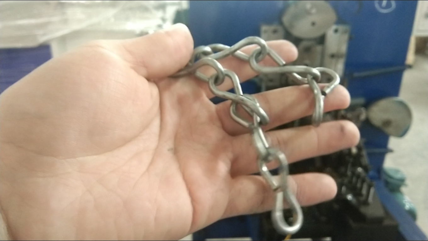 Станок для изготовления стальных железных цепей на заказ | XINSHENG MACHINERY 1