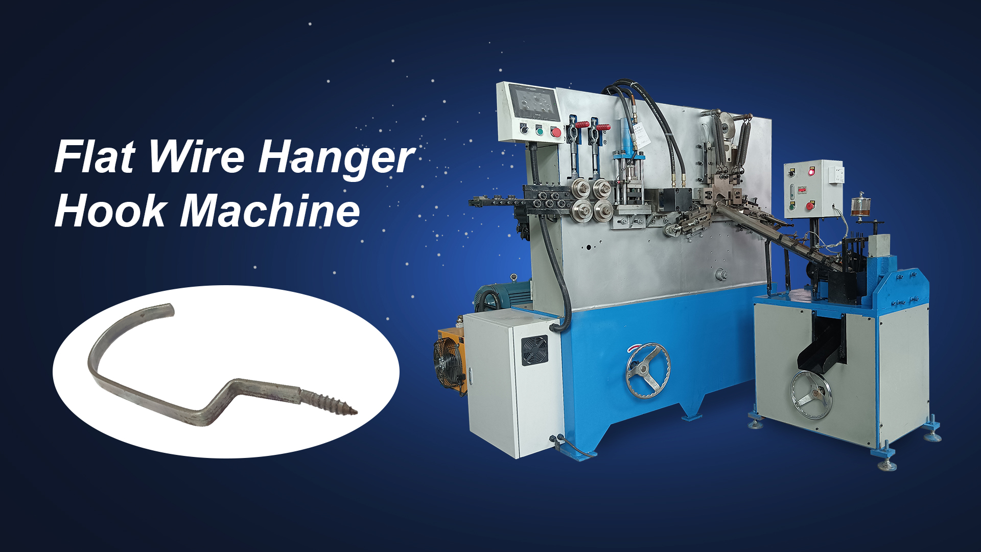 Automatic Flat Wire Hanger Hook Making Machine GT-HM-5F 1