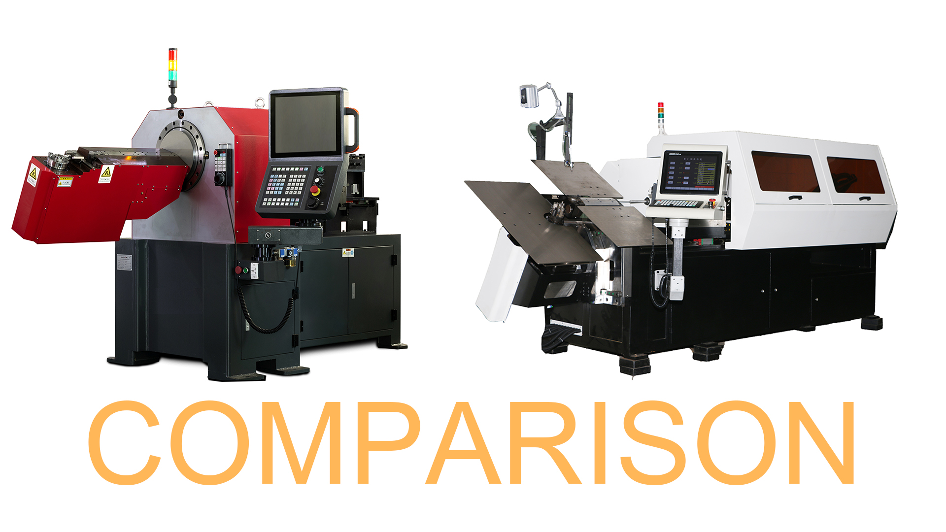 Comparison Video Of Two Different 3D CNC Wire Bending Machines
