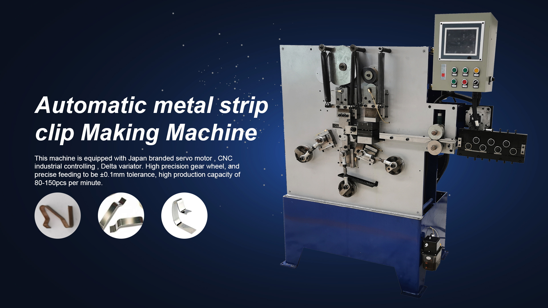 Professional Automatic Steel Wire metal strip clip Making Machine manufacturers