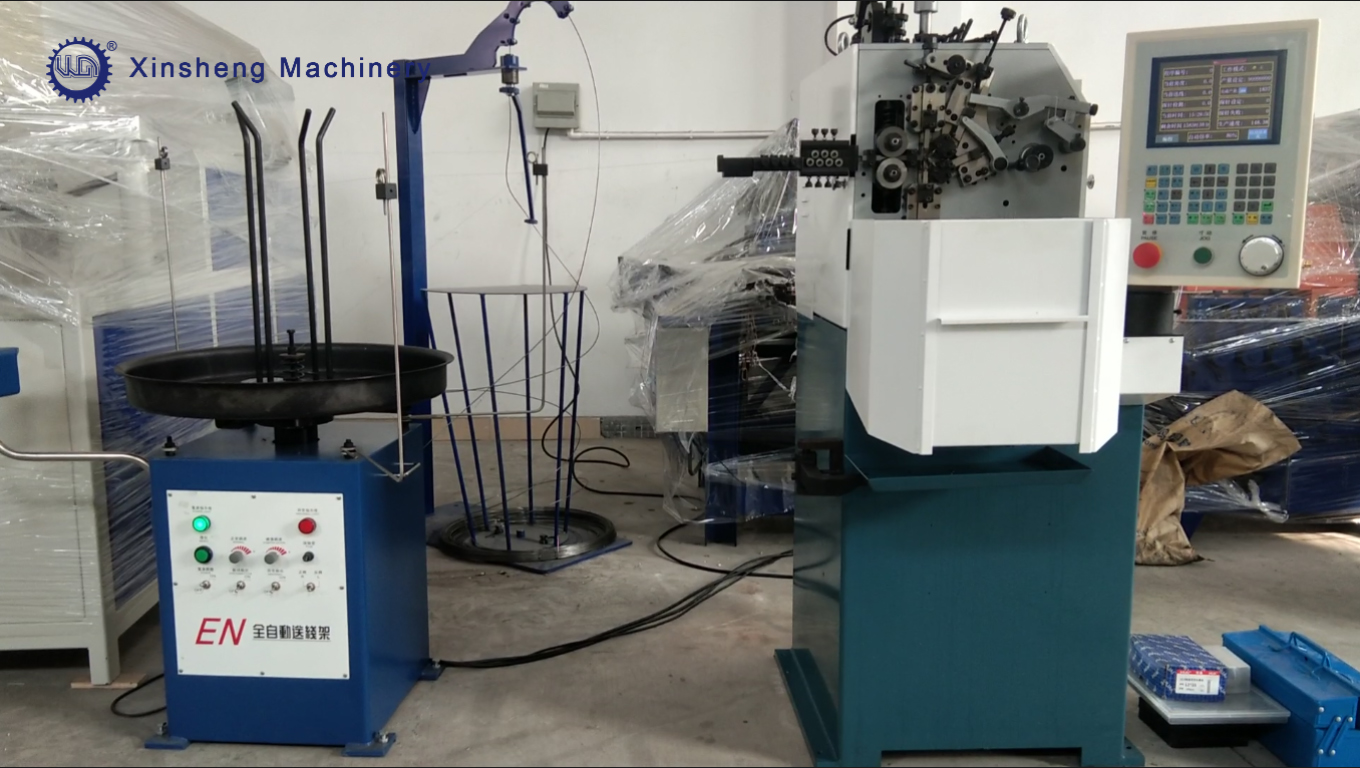 Cnc Automatic Wire Compression Coil Spring Making Machine