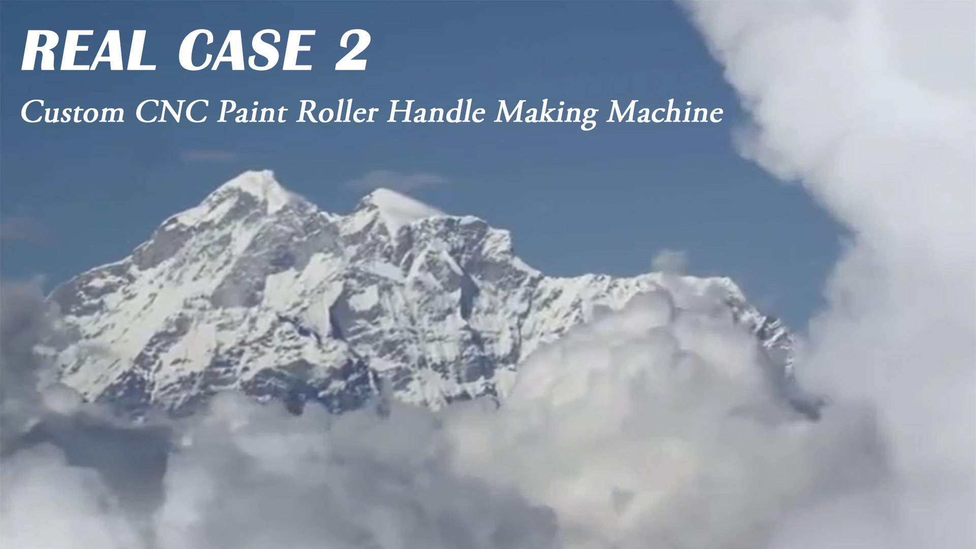 Custom CNC Paint Roller Handle Making Machine Real Case