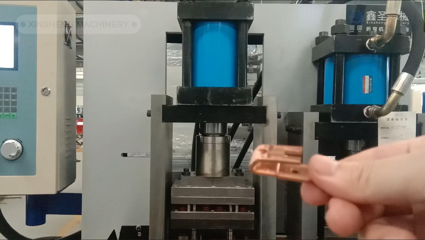 4 mm bakır levha bükme ve presleme makinesi