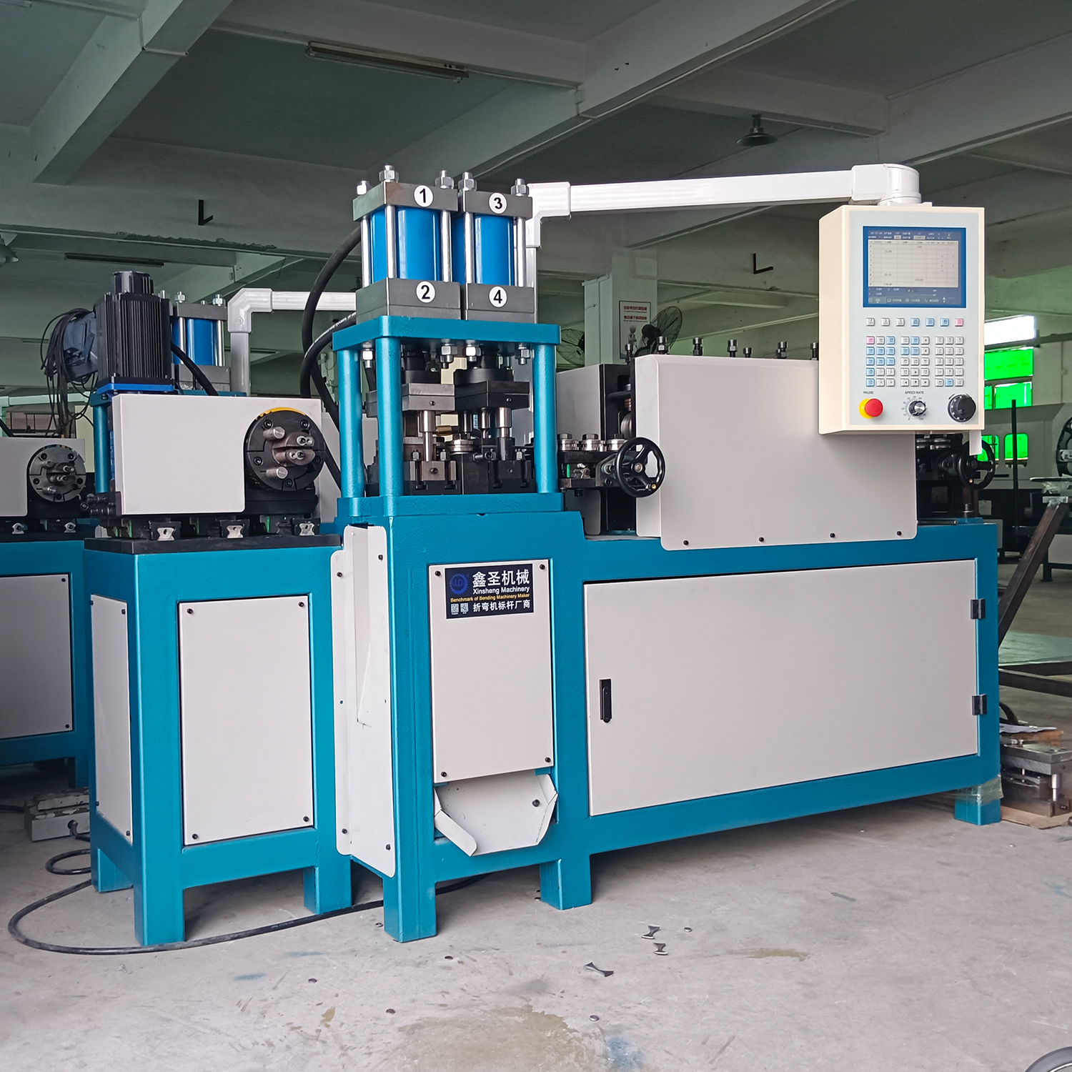 Tam otomatik hortum kelepçesi yapma makinesi XS-50PC-3A 2