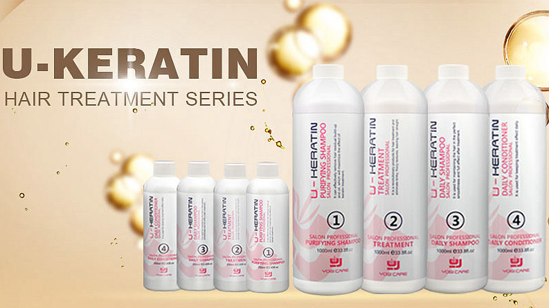 YOGI BEAUTY SALON ヘアエッセンス 50ml U-Keratin Brazilian Hair Straightening Treatment YOGI Protein Hair