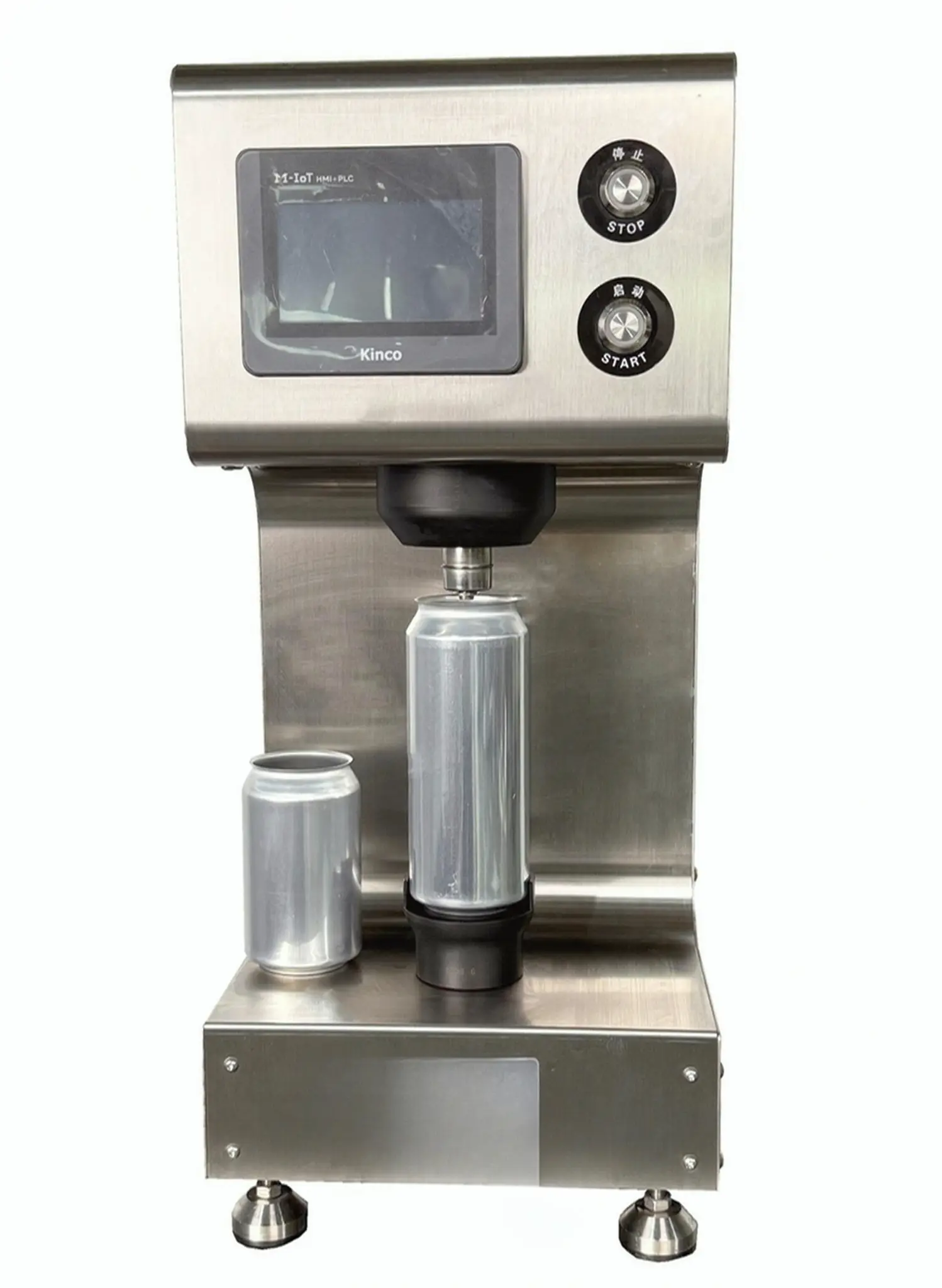one-head desktop cans filling machine 1