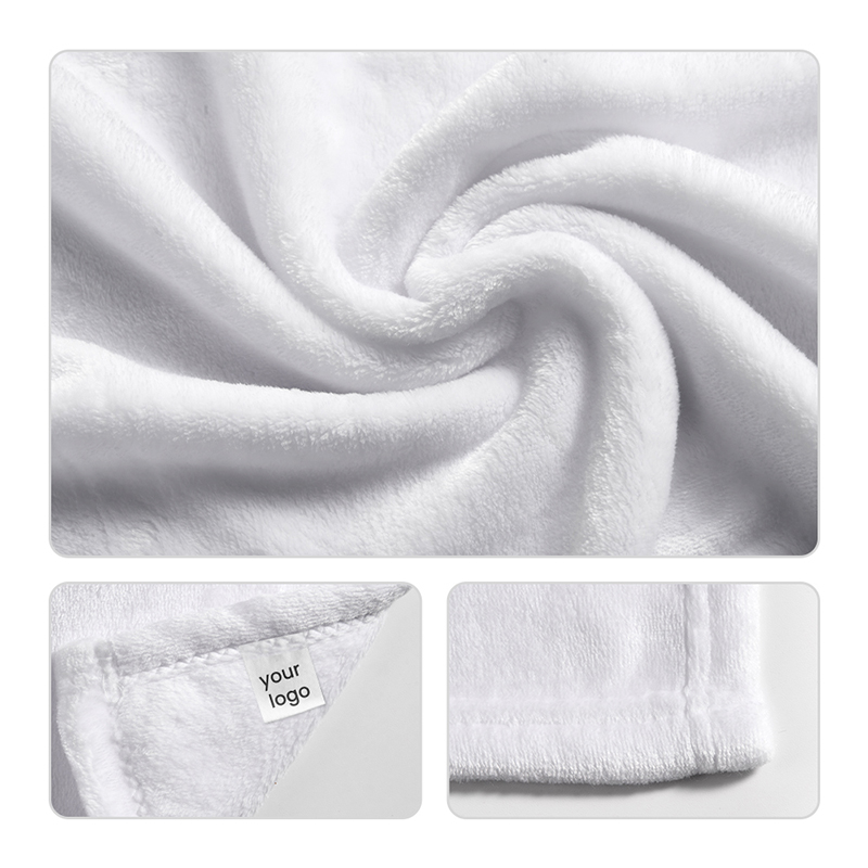 Sublimation Blanket Blanks – 320 GSM White Flannel, 3 Sizes 2