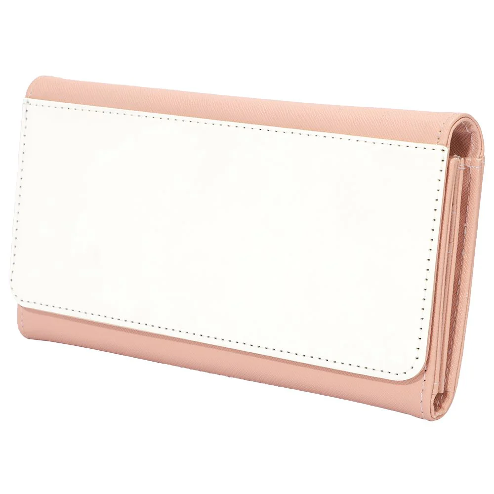 Women's PU Sublimation Purse with Gift Box-Black/Pink/Blue 2