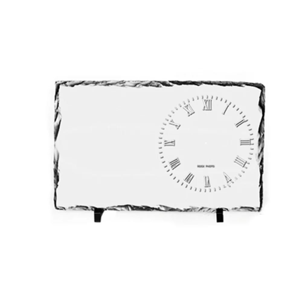 Sublimation Photo Slate Clock (25x40cm)-Glossy/Matt Finish 1