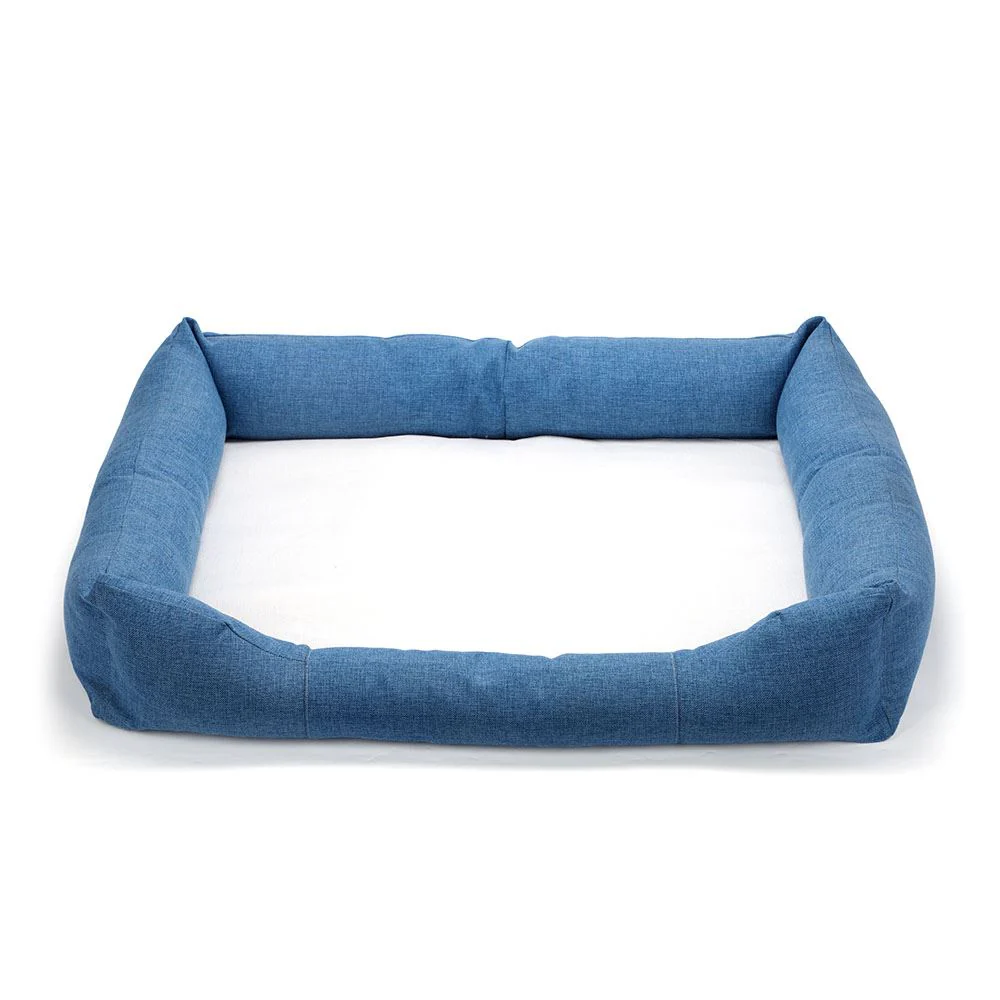 Blue Linen Sublimation Pet Bumper Cover-S/M/L Size 16