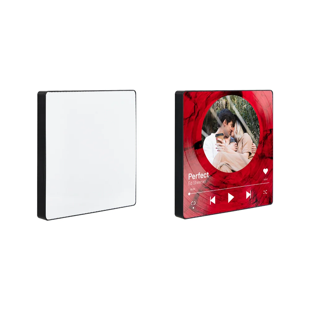 Sublimation Music Fridge Magnet with Aluminium Insert-Bluetooth/Recordable Version - 10*10*1cm 2