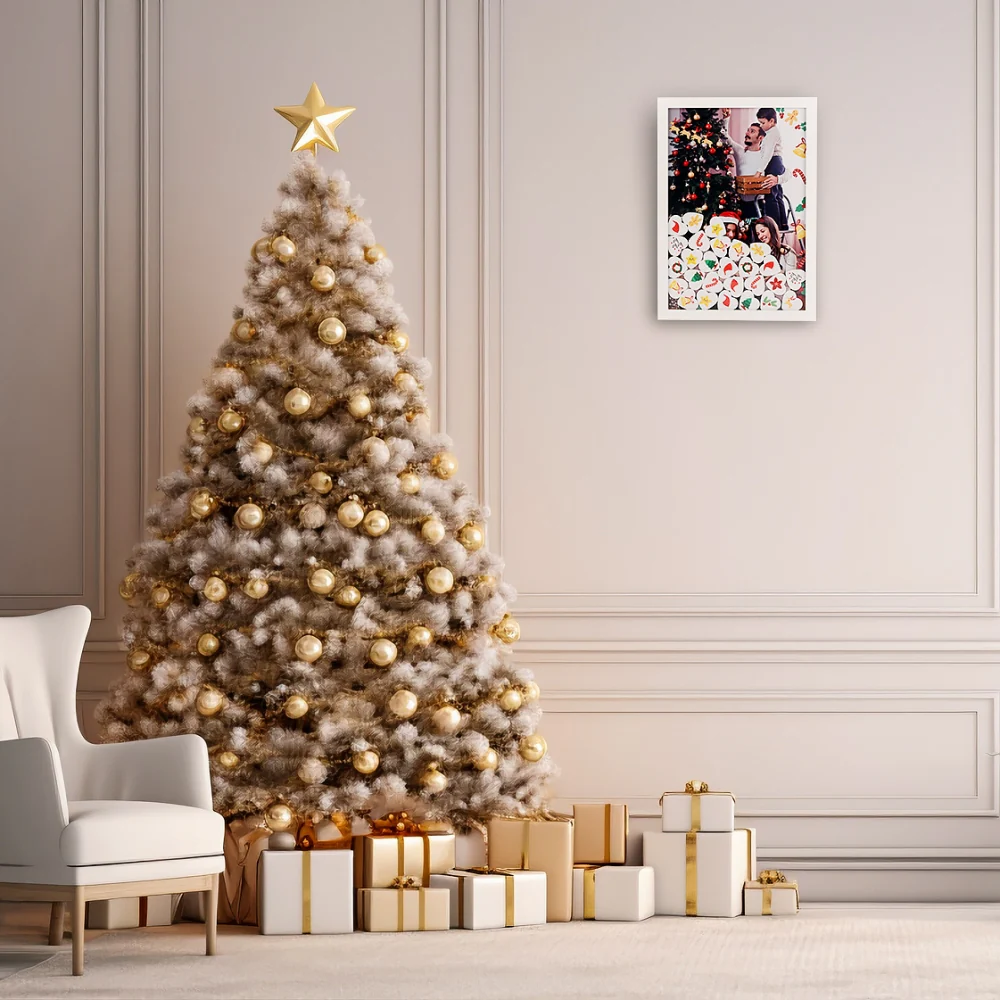 Wooden Guest Frame with heart blocks for Signature 6