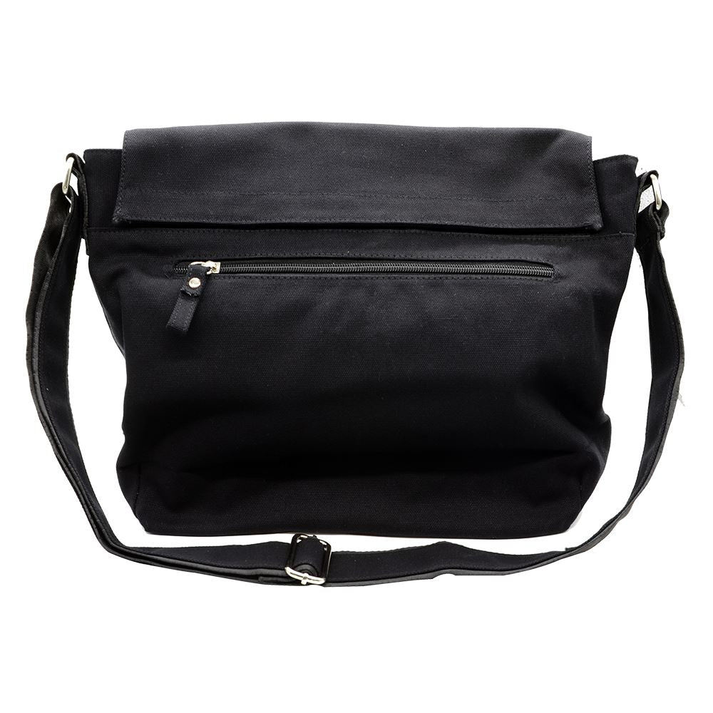 Shoulder Canvas Bags for Sublimation-Black 5