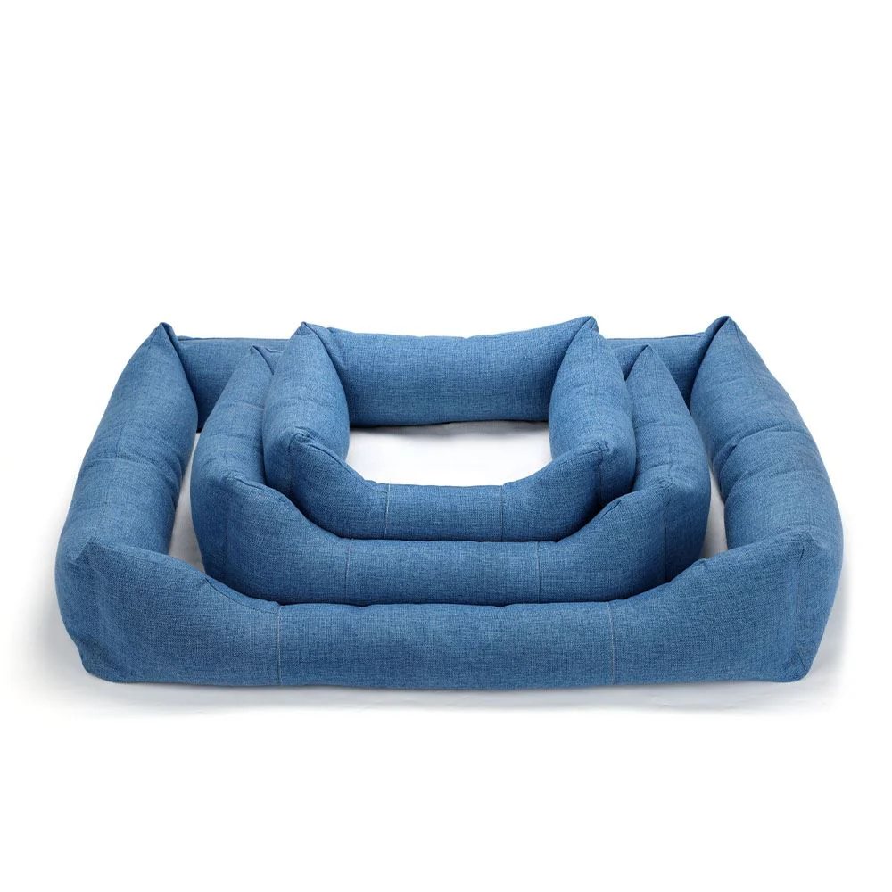 Blue Linen Sublimation Pet Bumper Cover-S/M/L Size 2
