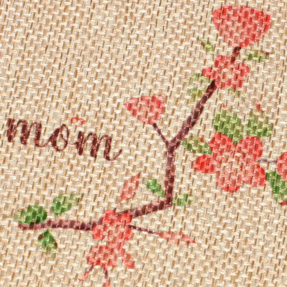 Burlap Coaster Sublimation Blanks Set(6 pcs) and Holder-Round/Square Design 11
