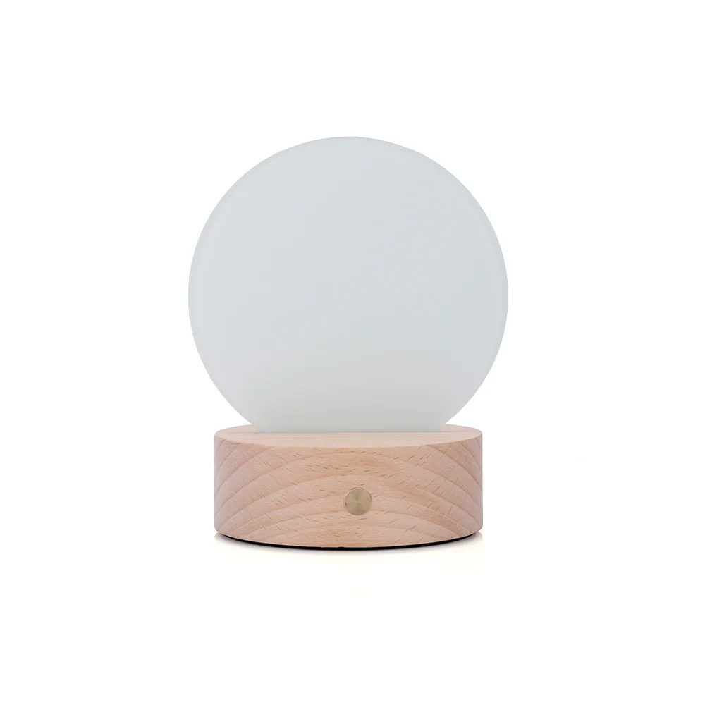 Sublimation Glass Photo Panel with LED Base-Round Shaped-12*12.5cm-4mm Thickness 2