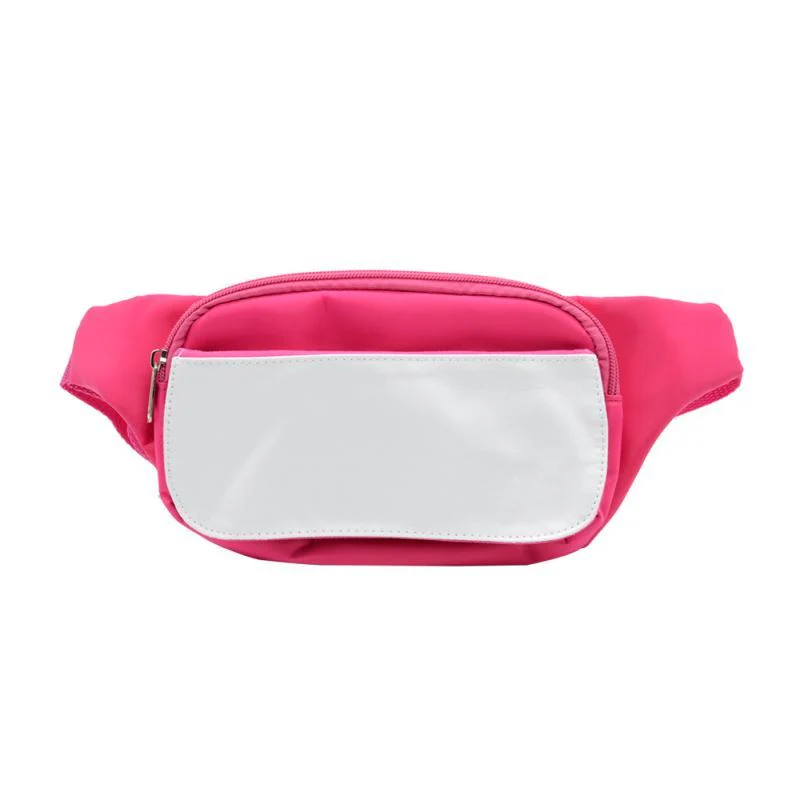 Sublimation Bum Bag-Black/Pink 6