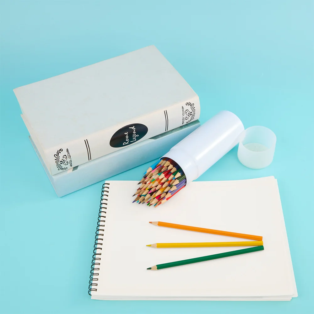 Custom Aluminum Sublimation Pencil Holder Colored Pencil Set - 48 Colors - Pen Length 17.5cm 7