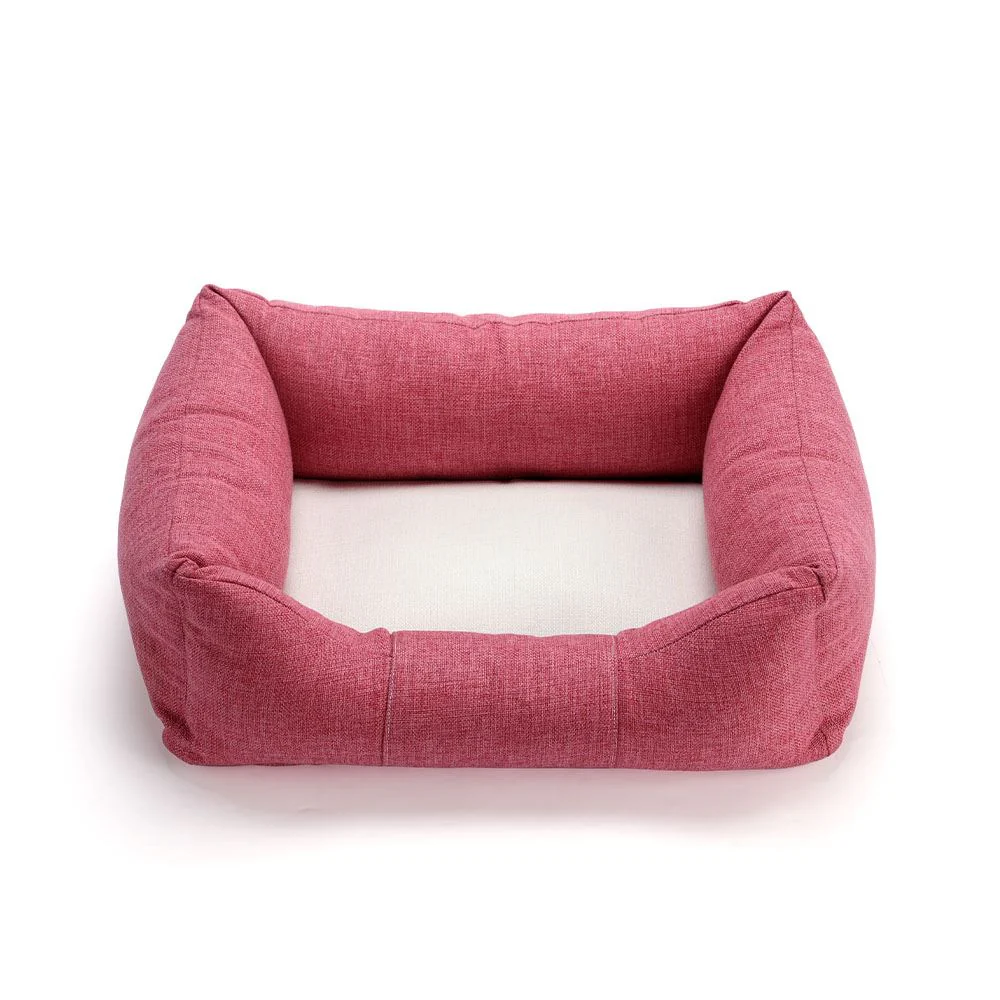 Pink Linen Sublimation Pet Bumper Cover Blank-S/M Size 13